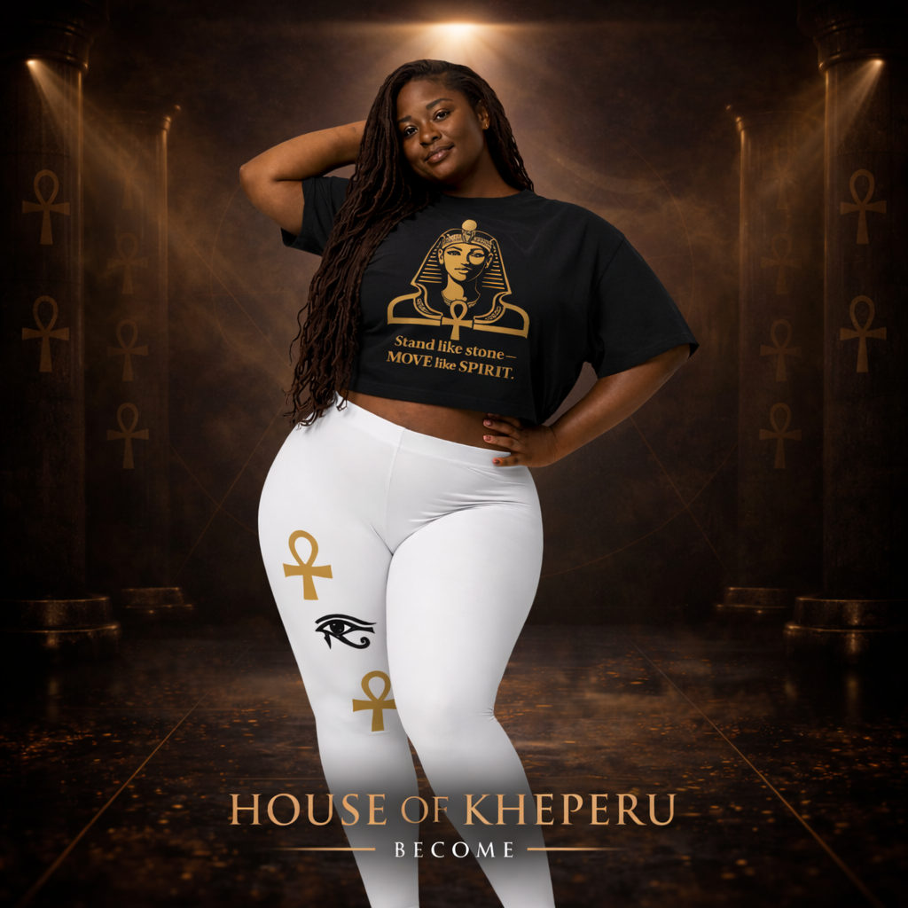Stand like Stone  Move Like Spirit Women’s crop top