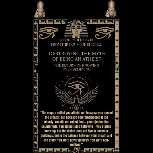 “Destroying the Myth of Being an Atheist — The Return of Knowing Over Believing” 8 min mp3 instant download sent via email