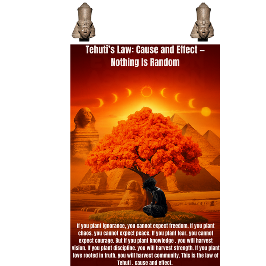Tehuti’s Law of Cause and Effect – Nothing Is Random 6 min mp3 instant download sent via email