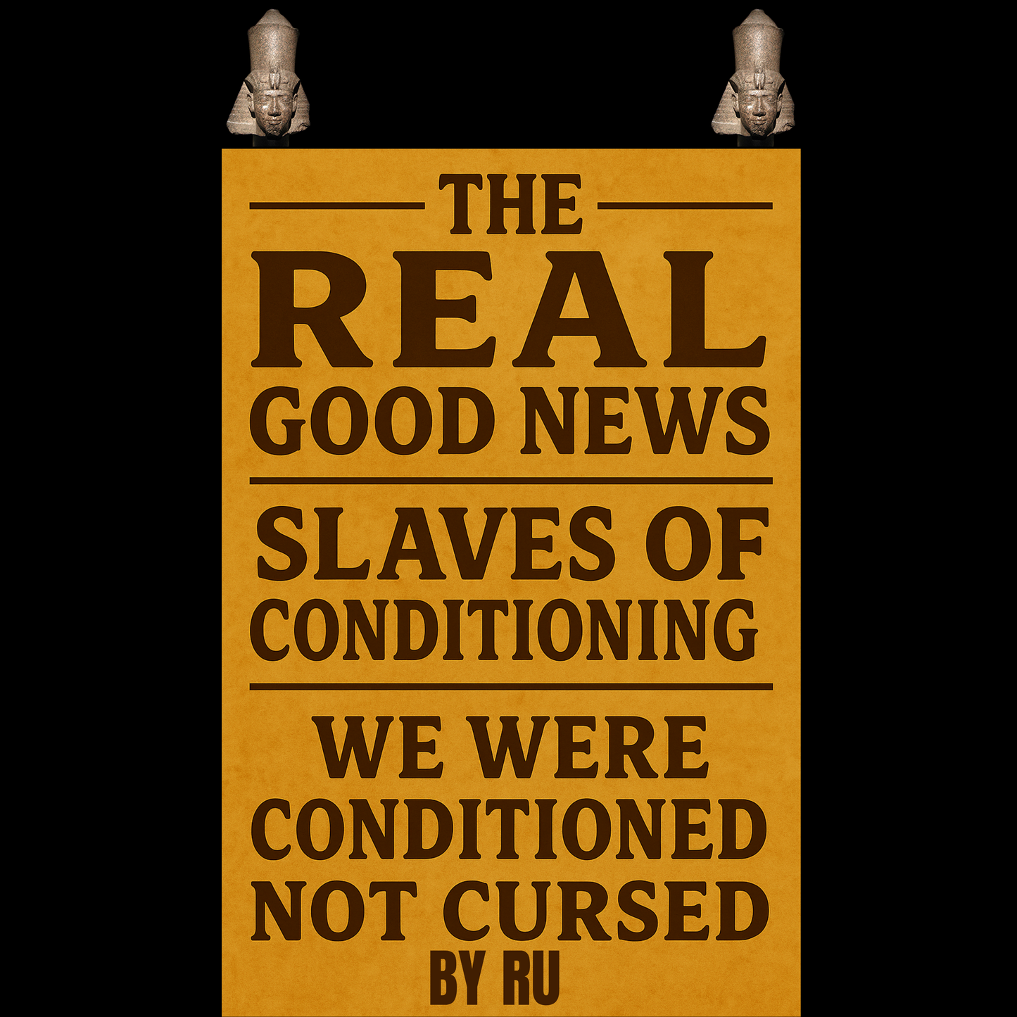 The Real Good News: Slaves of Conditioning – We Were Conditioned Not Cursed music 1 hour & 20 min mp3 instant download sent via email