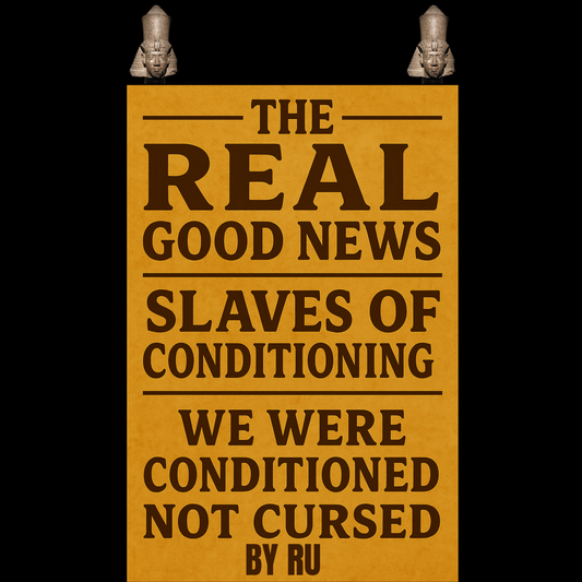 The Real Good News: Slaves of Conditioning – We Were Conditioned Not Cursed music 1 hour & 20 min mp3 instant download sent via email