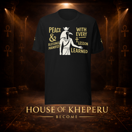 House of Kheperu — Doctrine of Peace & Learning Tee