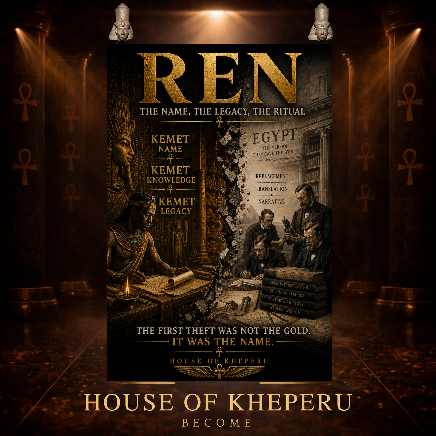 REN The Name, The Legacy, The Ritual 45 min audiobook mp3 instant download sent via email